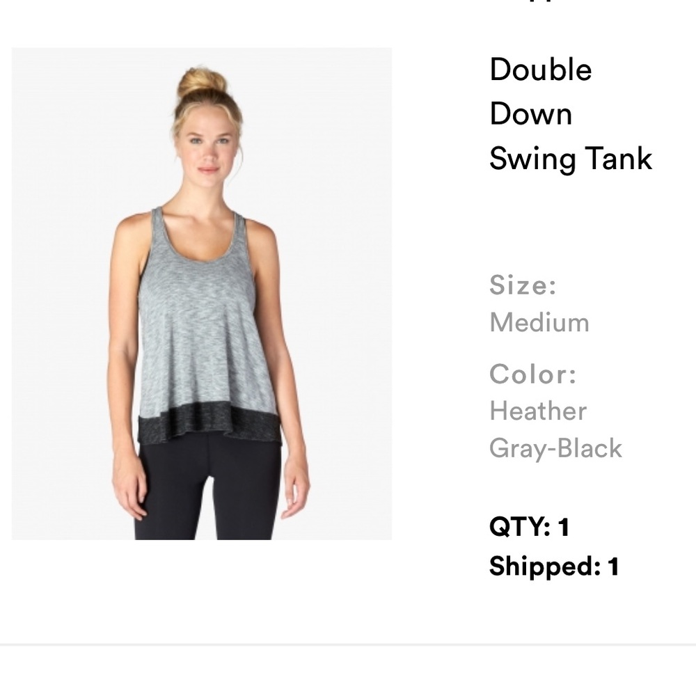 Beyond Yoga Double Down Swing Tank